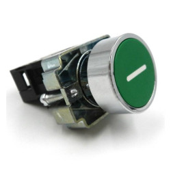 PRZEŁACZNIK TABLICOWY PT-29G MONOSTABILNY NO OKRĄGŁY ZIELONY 10A "1"