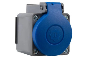 Gniazdo pojedyncze 230V z puszką BS