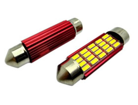 ŻARÓWKA LED 12V C5W 1.8W BIAŁA 10x41 RAD