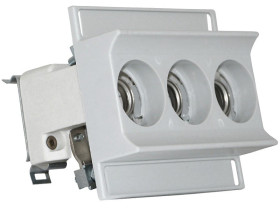 Gniazdo bezpiecznikowe E14 3 x D01 1-16A/3 na szynę TH35 podstawa bezpiecznikowa 0000000965