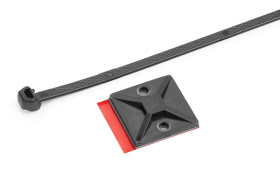 Opaski kablowe długość 200mm szerokość 4,9 mm HellermannTyton Polipropylen