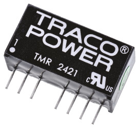 Przetwornica DC-DC, 2W, Uwe 18 → 36 V DC, Uwy ±5V dc, Iwy ±200mA, TRACOPOWER