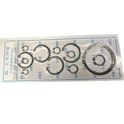 Zestaw pierścieni segera 12szt. 9-55mm wewn. i zewn.