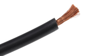 Przewód montażowy 2.5 mm² Czarny Hew Heinz Eilentropp Silikon 13 AWG 1,5 kV dł. 5m 651/0,07 mm +180°C