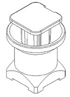Złącze koncentryczne Montaż powierzchniowy Męski 50Ω typ złącza Złącze SMP 0 to 6GHz Montaż powierzchniowy