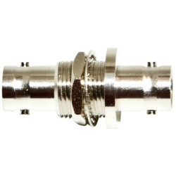 Mueller BU-P3846 Adapter BNC Socket-Socket Brass Panel Mounting