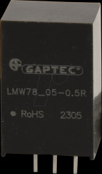 LMW78_05-0.5R DC/DC converter, 2.5 W, 5 V, 500 mA, TO-220