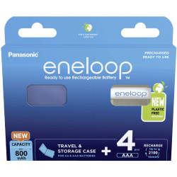 Eneloop 52362181 Eneloop HR03 Battery Rechargeable NiMH AAA 800mAh 4pieces