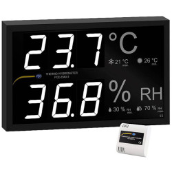 PCE Instruments PCE-EMD 5 Panel Meter for Temp &amp; Humidity 0-50&#xB0;C 0-99.9% RH