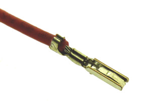 Przewód wstępnie zagniatany, 30AWG, dł.: 300mm