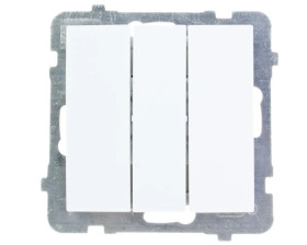 AS Łącznik potrójny biały ŁP-13G/m/00