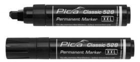 Permanent marker, black, 12 mm, for permanent marking, 528/46
