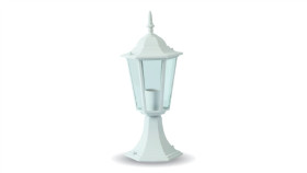 Lampa Ogrodowa Vt-753 Standlamp- Matt White 7075