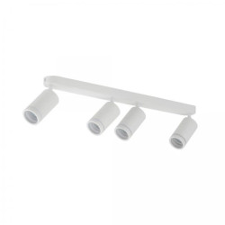 Lampa sufitowa biała 4x reflektorki na listwie JET WHITE 4*GU10 6917 TK Lighting