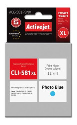 Tusz Activejet ACC-581PBNX (zamiennik CLI-581PB XL Supreme 11,70 ml Photo Blue)