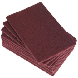 Sealey HP1523M Hand Pads 150 x 230mm Medium Pack of 10