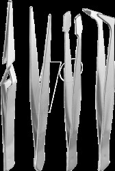 77101 4-piece tweezer set