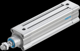 2098974 Standard cylinder, DSBC, dia. 50 mm, M16x1.5, G1/4, PPVA