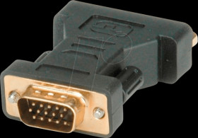 03.12.10 DVI adapter, DVI socket to VGA plug