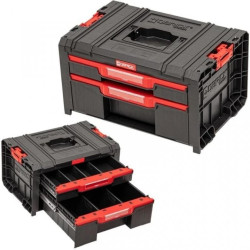 Skrzynka narzędziowa z organizatorem 2 szuflady PRO Drawer 2 Toolbox Basic QBRICK SYSTEM