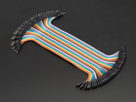 Adafruit Premium Female/Male 'Extension' Jumper Wires - 40 x 6" (150mm)