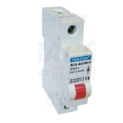 Wskaźnik zasilania 1xLED czerw. SLJL-AC230-P TRAC