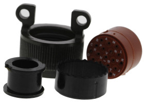 Przepust ochronny Dławnica kablowa odciążająca do złączy wtykowych Amphenol Limited do użytku z: Seria 62 GB