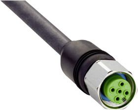 Złącze i kabel ze złączem Złącze M12 liczba rdzeni 4 długość 20m Rodzaj A Żeńskie