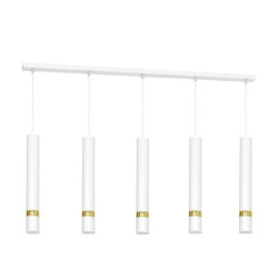 Lampa wisząca JOKER WHITE/GOLD 5xGU10 MLP6122 Milagro