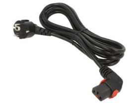 SCHAFFNER-821109 Kabel CEE 7/7 (E/F) wtyk kątowy, IEC C13 żeński kątowy prawy