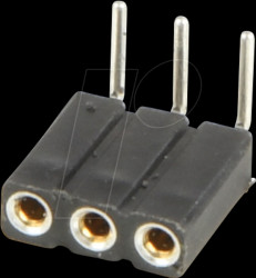 154-003-1-50-00 Precision socket, angled, RM 2.54, 3-pole