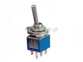SMTS 202 Przeł. hebel. ON-ON (2 x) 2-pozyc. 6P