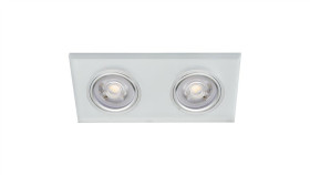 Oprawa Szklana Glasso-2K-F Szron Podwójna Ścięte Kanty Premiumled