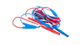 Przewód Pomiarowy 3M Dwużyłowy (U2 I2) /Wtyki Bananowe/ Waprz003dzbbu2i2