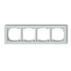DECO Ramka poczwórna DECO Pastel Matt lodowy błękit 47DR-4
