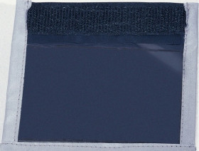 Odpinany identyfikator do odzieży kolor czarny CORP BADGE