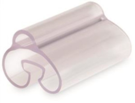 Labeling grommet, (L) 23 mm, PVC, for cable maker, 211-926