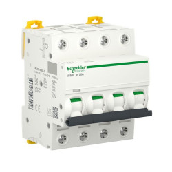 Wyłącznik nadprądowy MCB, Typ B, 4-biegunowy, 50A, 440V, 250V, Schneider Electric, A9F