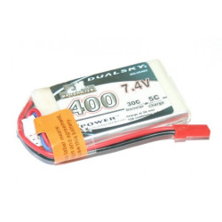 Pakiet Li-Pol Dualsky 400mAh 30C 2S 7.4V - produkt wycofany