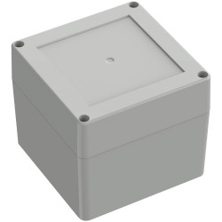 TRU COMPONENTS TC-13865096 Universal Enclosures light grey ABS 105x105x89.7mm