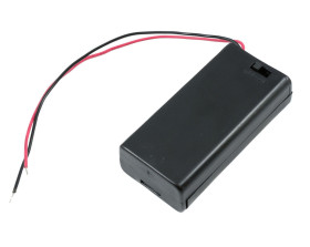 AA x 2 Enclosed Battery Holder with Switch