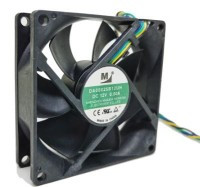 KDE-DA08025B12UH Wentylator 80x80x25 DC12V 33dB, 4 przewody