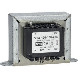 Vigortronix VTX-126-100-224 Chassis Mount Transformer 230V 100VA 24V&#x2B;24V