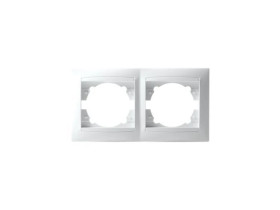 Ramka podwójna do wyłączników i gniazd serii LUNA