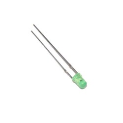 DIODA LED 3mm ZIELONA 200mcd 60st. DYFUZYJNA
