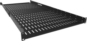 Depth shelf, steel, (W x H x D) 483 x 44 x 914 mm, 1 U, black, ADSV3642BK
