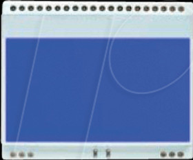 EA LED55X46-B LED lighting for EA DOGM128, 52 x 32 mm, blue