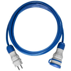 Przedł. 1gn+uz 15m POLIURETAN nieb. 3x1,5 IP54 KEL