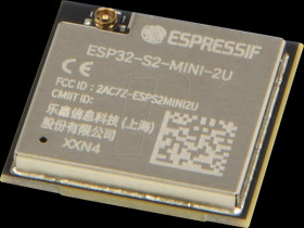 ESP32-S2-MINI-2-N4R2 WiFi-Modul 802.11 2,4-2,5GHz, 150Mb/s