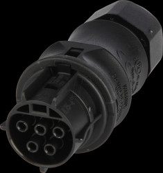 96.051.4153.1 Female connector, 5-pin, with cable gland, 10 - 14 mm